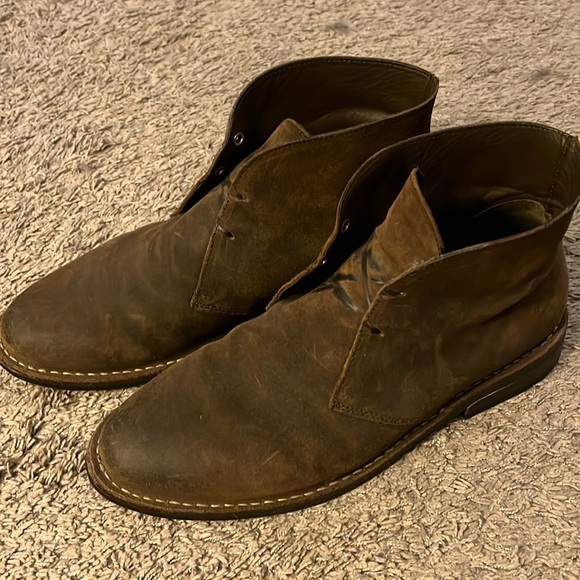 Men’s sueded boot, Handmade, lightly used, comes without laces. - Picture 1 of 3